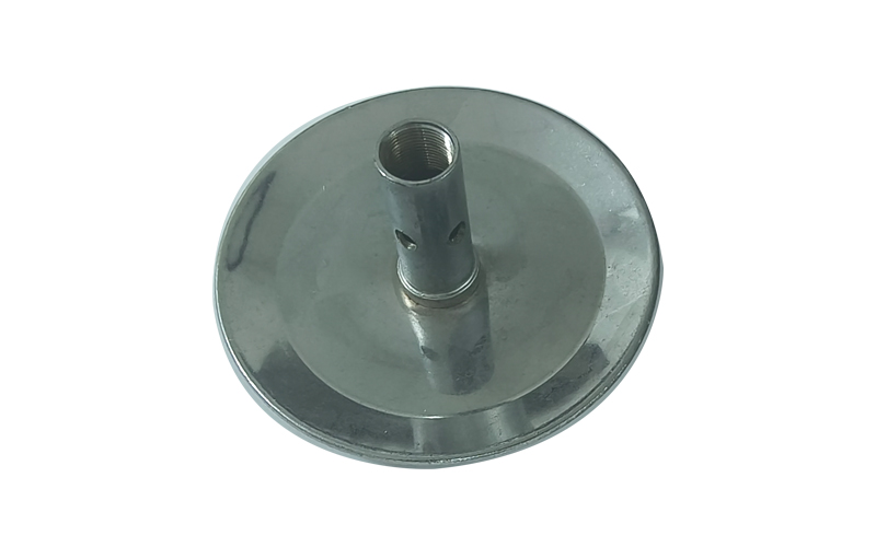 Gas white burner cap, outdoor silver burner