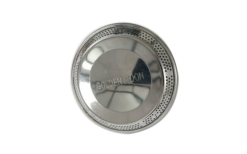 Gas white burner cap, outdoor silver burner