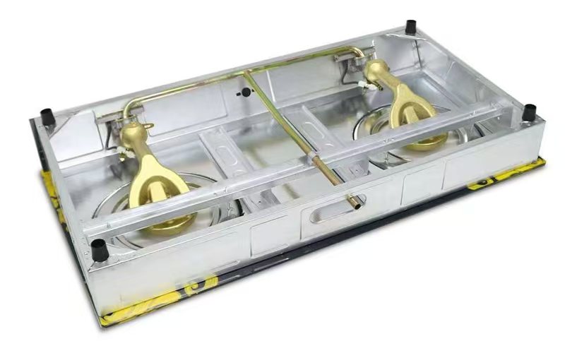Kitchen Tempered Glass Gas Stove 2 Burner Home Appliance Tabletop Cooker